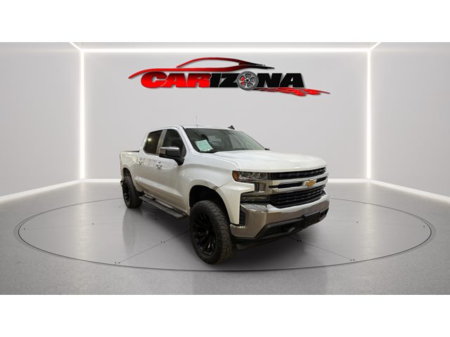 Summit White 2019 Chevrolet Silverado 1500 LT Crew Cab 4WD Pickup Truck Four-Wheel Drive Automatic