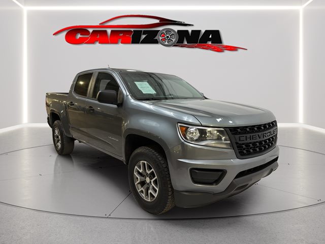Gray (Satin Steel Metallic) 2019 Chevrolet Colorado Work Truck Crew Cab RWD Pickup Truck 4X2 Automatic