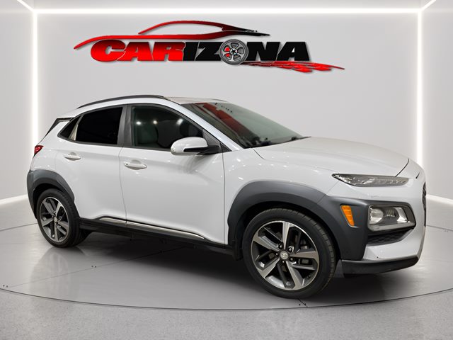 Chalk White 2019 Hyundai Kona Ultimate FWD SUV / Crossover Front-Wheel Drive Automatic