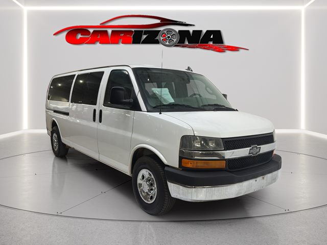Summit White 2016 Chevrolet Express 3500 1LT Extended RWD Van Rear-Wheel Drive Automatic