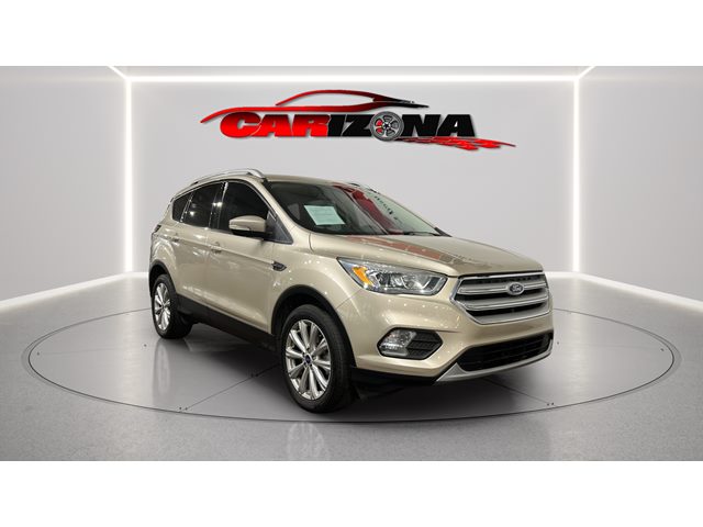 White Gold Metallic 2017 Ford Escape Titanium FWD SUV / Crossover Front-Wheel Drive Automatic