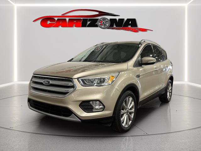 White Gold Metallic 2017 Ford Escape Titanium FWD SUV / Crossover Front-Wheel Drive Automatic