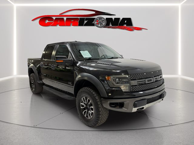 Tuxedo Black Metallic 2014 Ford F-150 SVT Raptor SuperCrew 4WD Pickup Truck Four-Wheel Drive Automatic
