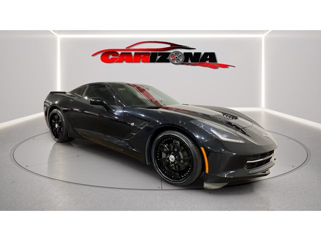 Black 2015 Chevrolet Corvette Stingray 1LT Coupe RWD Coupe Rear-Wheel Drive Automatic