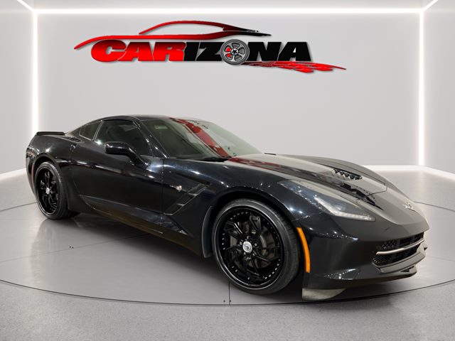 Black 2015 Chevrolet Corvette Stingray 1LT Coupe RWD Coupe Rear-Wheel Drive Automatic