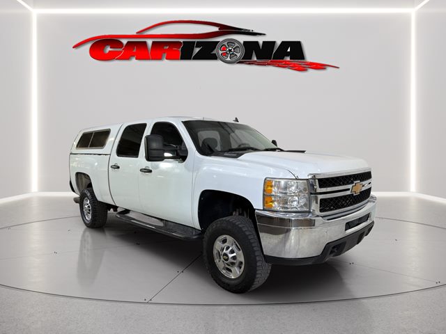 Summit White 2013 Chevrolet Silverado 2500HD LT Crew Cab 4WD Pickup Truck Four-Wheel Drive Automatic