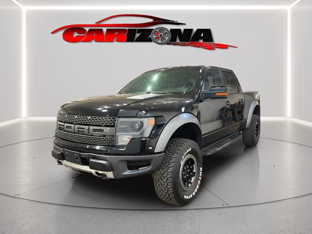 Race Red 2013 Ford F-150 SVT Raptor SuperCrew 4WD Pickup Truck Four-Wheel Drive Automatic