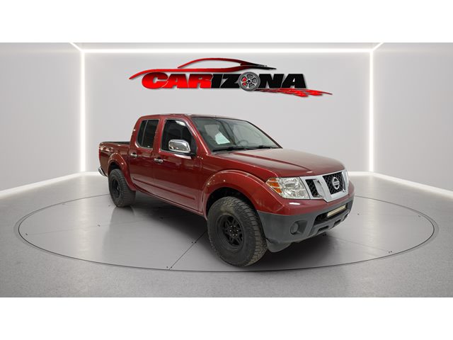 Cayenne Red 2013 Nissan Frontier S Crew Cab 4WD Pickup Truck Four-Wheel Drive Automatic