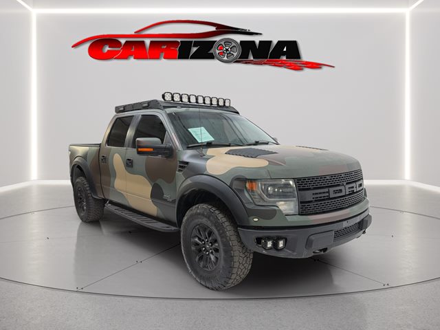 Tuxedo Black Metallic 2014 Ford F-150 SVT Raptor SuperCrew 4WD Pickup Truck Four-Wheel Drive Automatic