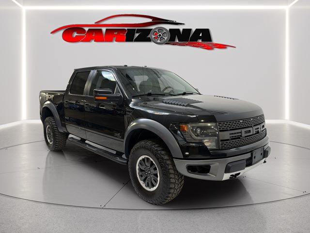 Tuxedo Black Metallic 2014 Ford F-150 SVT Raptor SuperCrew 4WD Pickup Truck Four-Wheel Drive Automatic