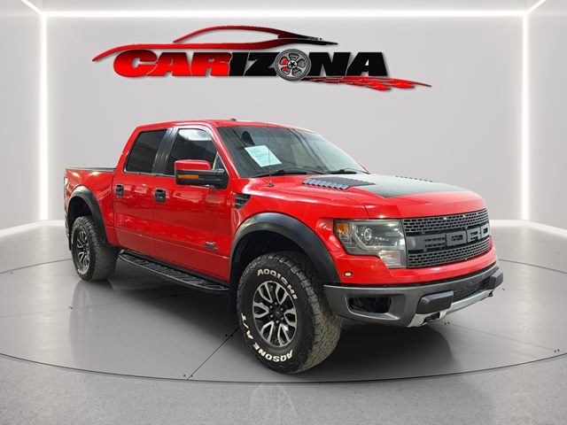 Race Red 2014 Ford F-150 SVT Raptor SuperCrew 4WD Pickup Truck Four-Wheel Drive Automatic