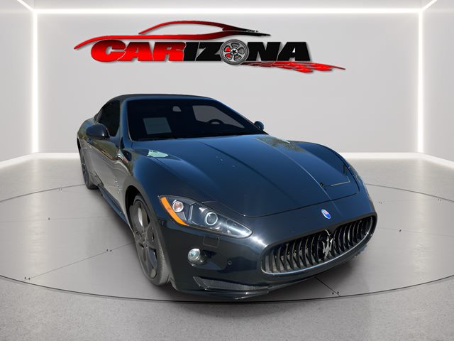 Black 2012 Maserati GranTurismo Sport Convertible Convertible Rear-Wheel Drive Automatic