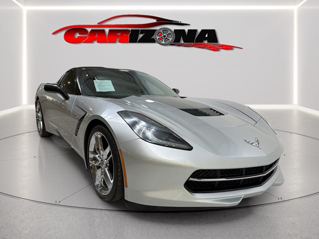Blade Silver Metallic 2015 Chevrolet Corvette Stingray Z51 3LT Coupe RWD Coupe Rear-Wheel Drive Automatic