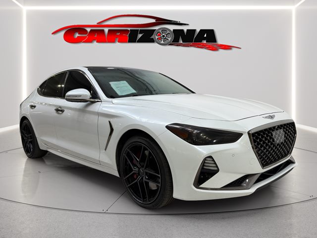 Uyuni White 2020 Genesis G70 3.3T RWD Sedan Rear-Wheel Drive Automatic
