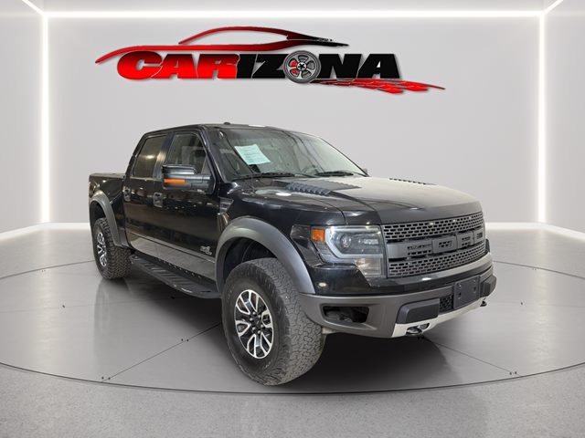 Tuxedo Black Metallic 2013 Ford F-150 SVT Raptor SuperCrew 4WD Pickup Truck Four-Wheel Drive Automatic