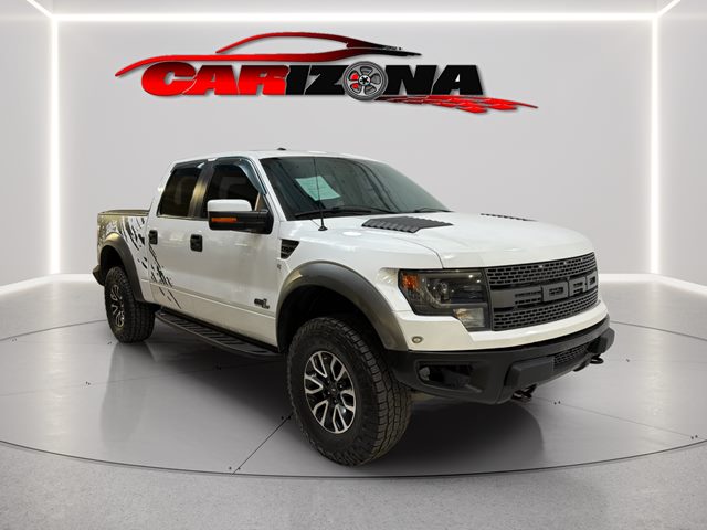 Oxford White 2013 Ford F-150 SVT Raptor SuperCrew 4WD Pickup Truck Four-Wheel Drive Automatic