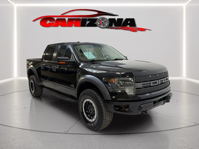 Tuxedo Black Metallic 2013 Ford F-150 SVT Raptor SuperCrew 4WD Pickup Truck Four-Wheel Drive Automatic