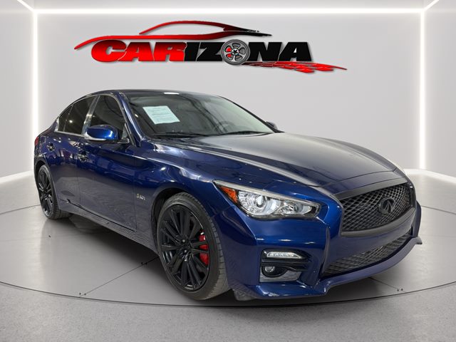 Iridium Blue 2017 INFINITI Q50 Red Sport 400 RWD Sedan Rear-Wheel Drive Automatic