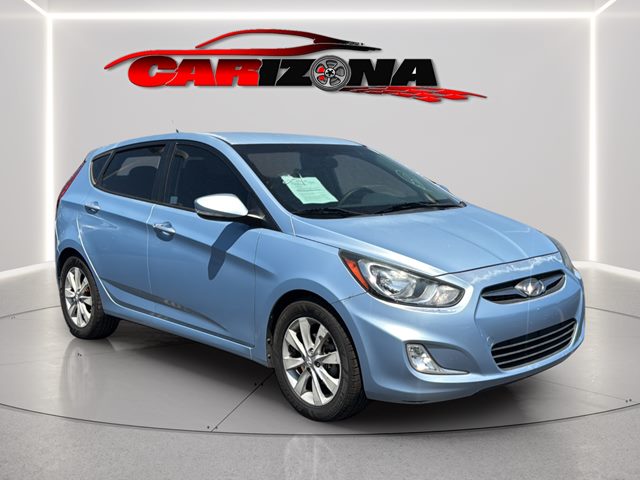 Clearwater Blue 2013 Hyundai Accent SE 4-Door Hatchback FWD Hatchback Front-Wheel Drive Automatic