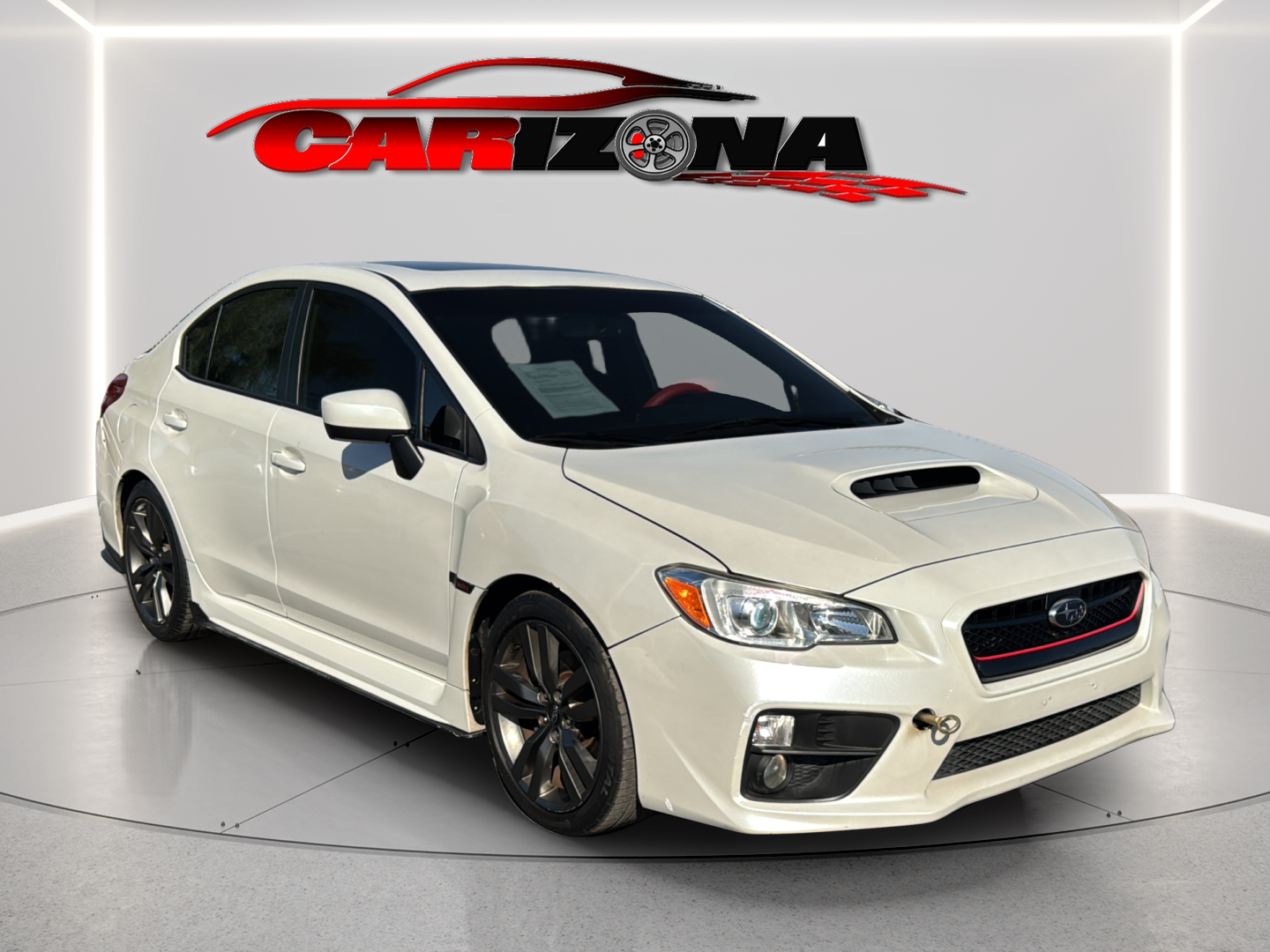 Crystal White Pearl 2016 Subaru WRX Sedan All-Wheel Drive Manual