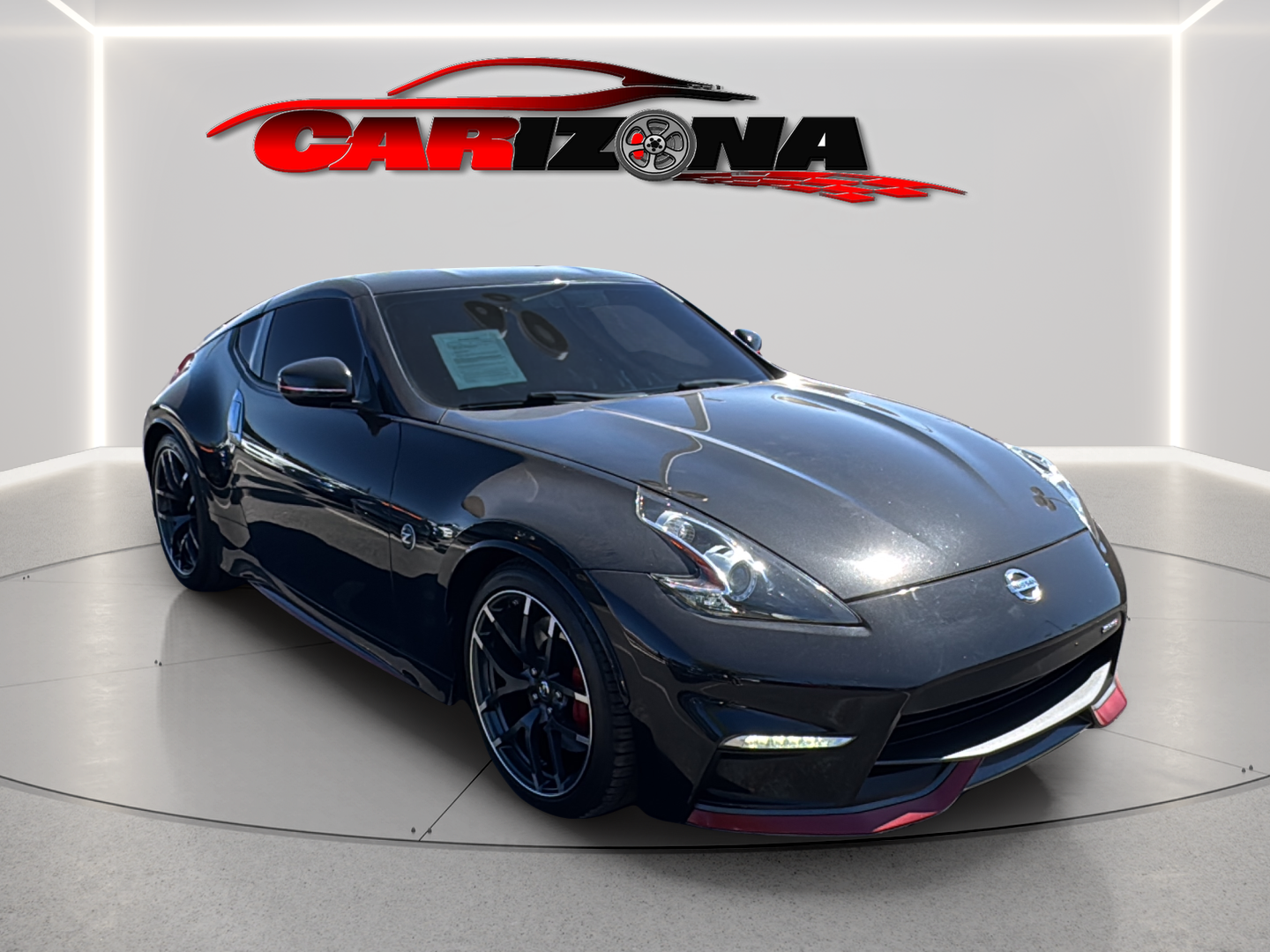 Gray (Magnetic Black) 2016 Nissan 370Z Coupe Rear-Wheel Drive Manual