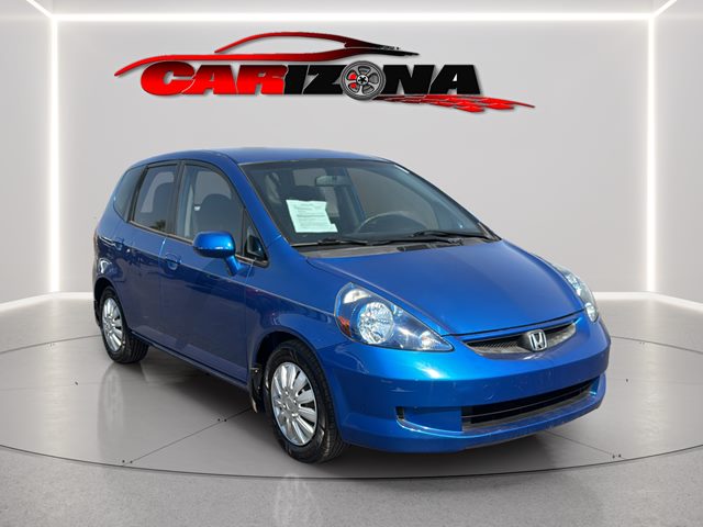Vivid Blue Pearl 2007 Honda Fit Hatchback Automatic