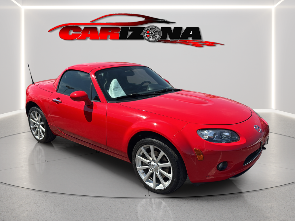 True Red 2008 Mazda MX-5 Miata Convertible Rear-Wheel Drive Automatic