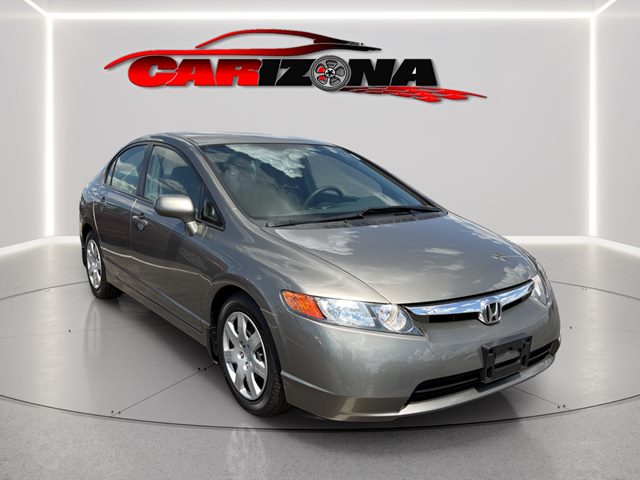 Galaxy Gray Metallic 2007 Honda Civic Sedan Front-Wheel Drive Automatic