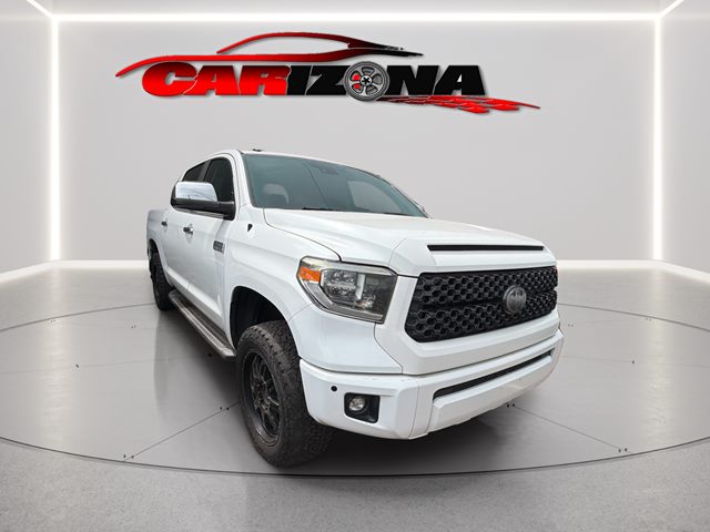 Super White 2018 Toyota Tundra Pickup Truck Four-Wheel Drive Automatic