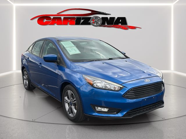 Lightning Blue Metallic 2018 Ford Focus Sedan Front-Wheel Drive Automatic
