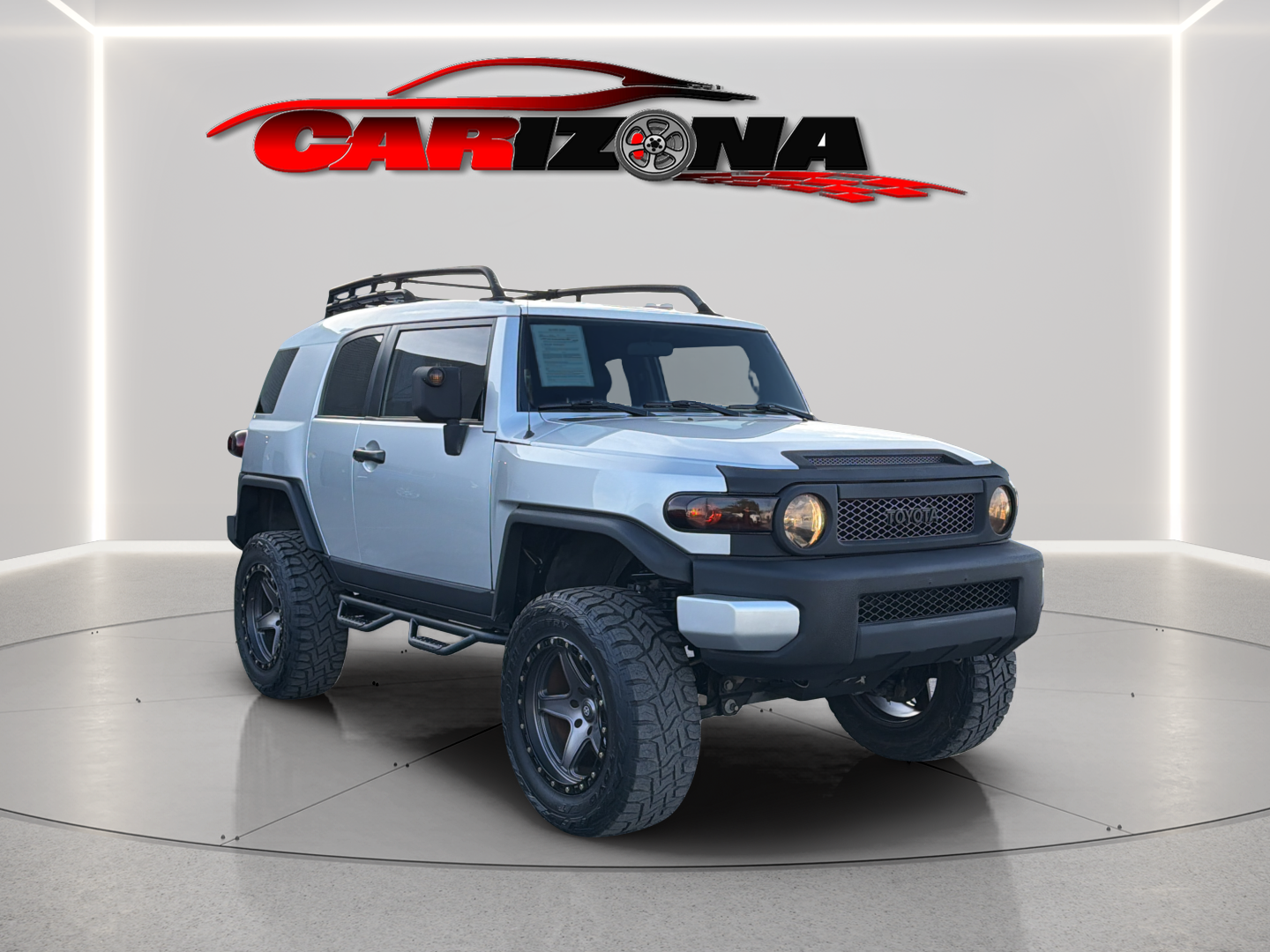 White/Titanium Metallic 2007 Toyota FJ Cruiser SUV / Crossover Four-Wheel Drive Automatic