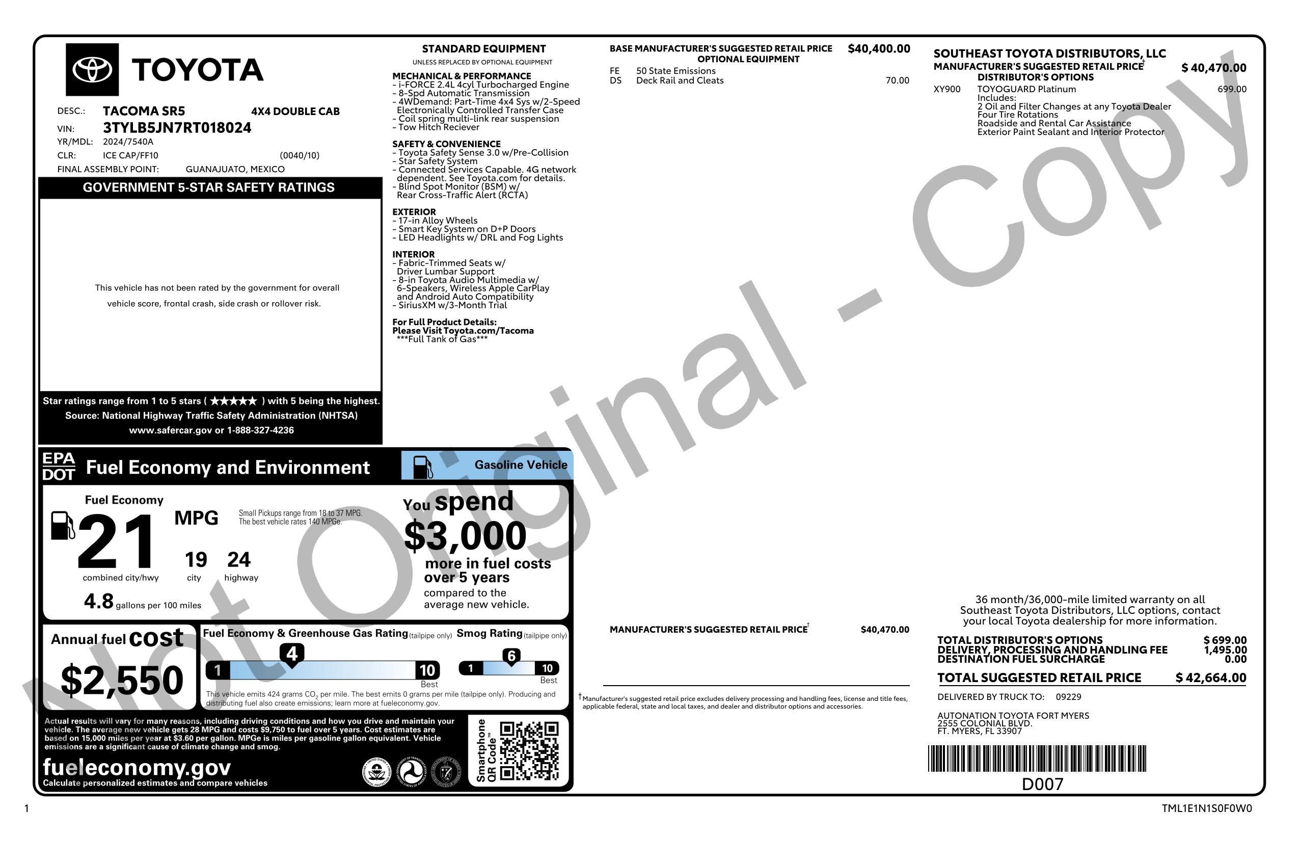2024 Toyota Tacoma SR5 - Photo 14