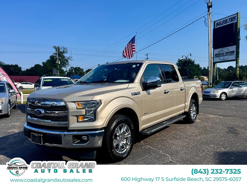 White Gold 2017 Ford F-150 Pickup Truck 4X2 Automatic