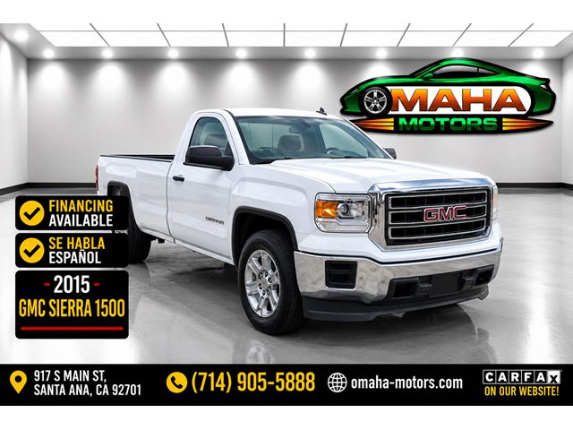 Summit White 2015 GMC Sierra 1500 Pickup Truck 4X2 Automatic