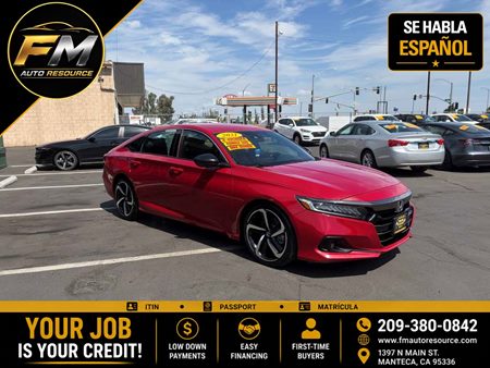 2021 Honda Accord Sedan Sport 1 Owner