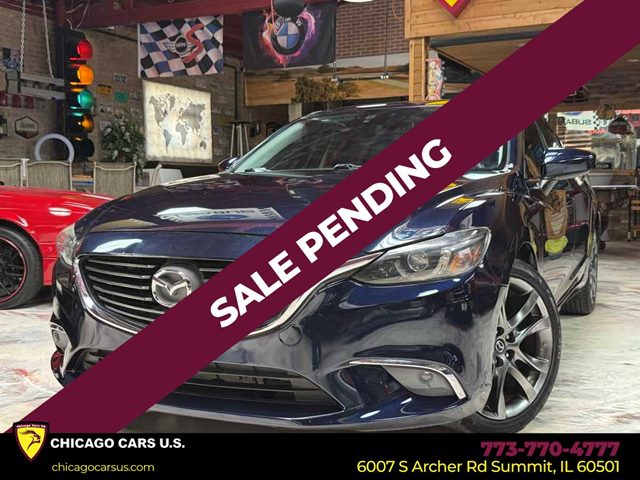 Deep Crystal Blue 2016 Mazda MAZDA6 i Grand Touring Sedan Front-Wheel Drive Automatic
