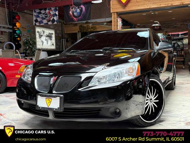 Black 2007 Pontiac G6 GT Sedan Front-Wheel Drive Automatic