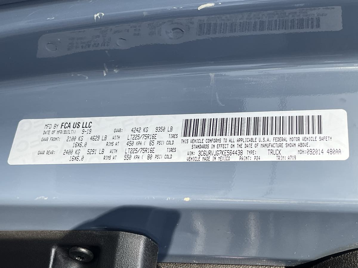 Photo 33 of this Ram ProMaster Cargo Van