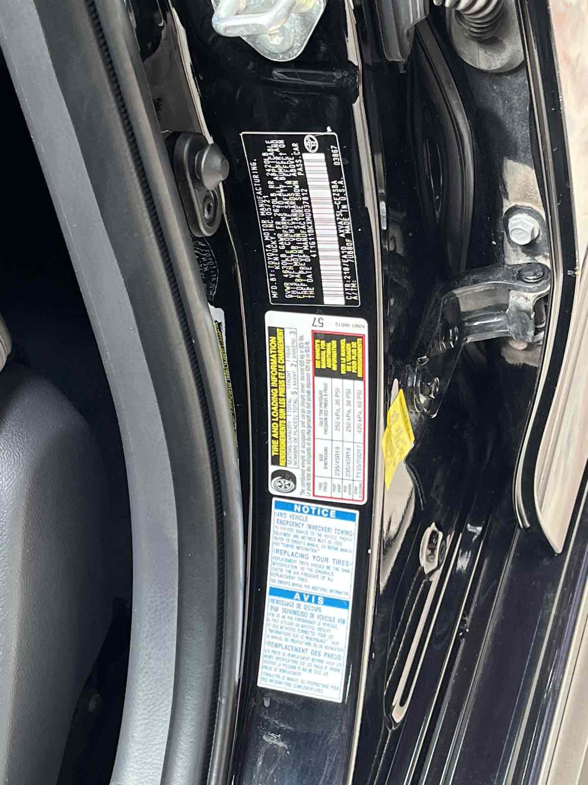 Photo 37 of this Toyota Camry