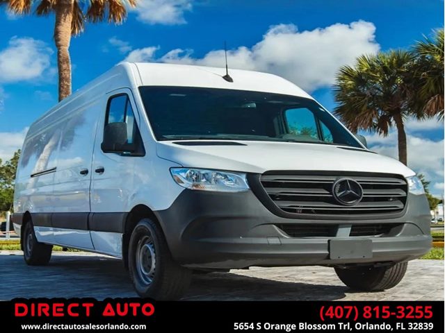 White 2020 Mercedes-Benz Sprinter Cargo 2500 170 V6 High Roof RWD Van 4X2 7-Speed Automatic