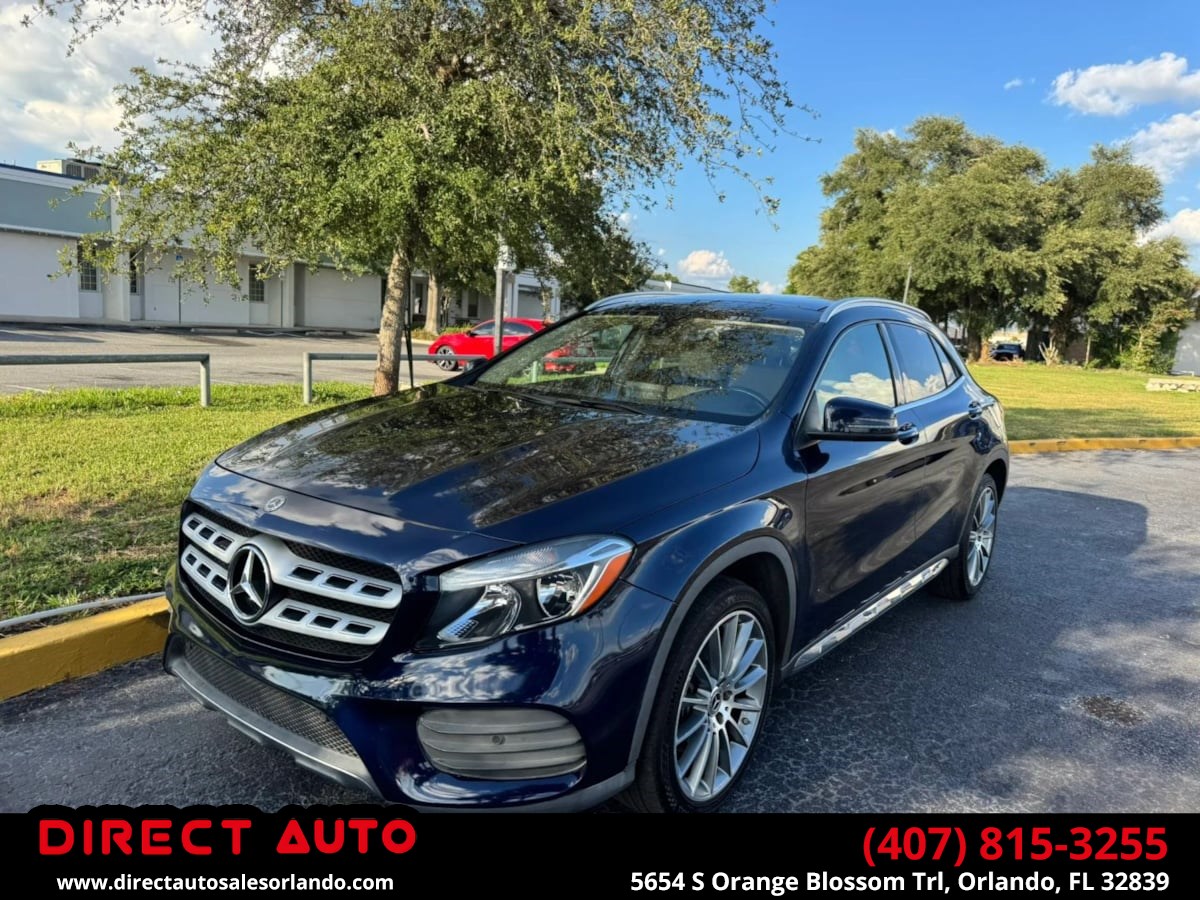 Lunar Blue Metallic 2018 Mercedes-Benz GLA SUV / Crossover Front-Wheel Drive Automatic