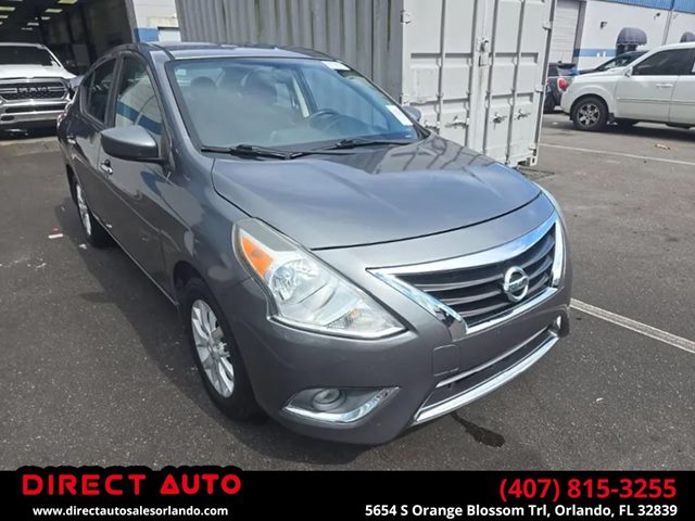 Gray (Gun Metallic) 2017 Nissan Versa Sedan Front-Wheel Drive Automatic