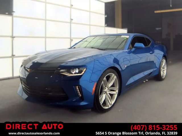 Hyper Blue Metallic 2016 Chevrolet Camaro Coupe Rear-Wheel Drive Manual