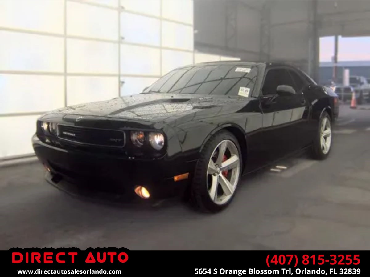 Brilliant Black Crystal Prl 2008 Dodge Challenger Coupe Rear-Wheel Drive Automatic