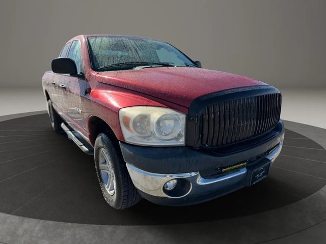 Inferno Red Crystal Pearl 2008 Dodge RAM 1500 Pickup Truck Four-Wheel Drive Manual