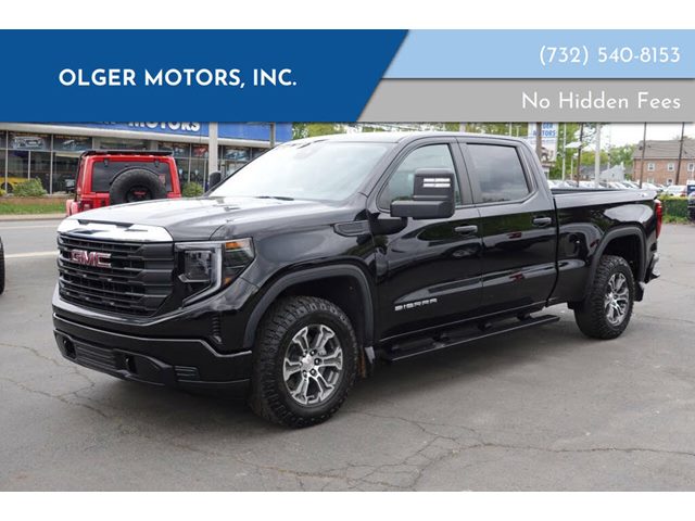 Onyx Black 2022 GMC Sierra 1500 Pro Crew Cab 4WD Pickup Truck Four-Wheel Drive Automatic