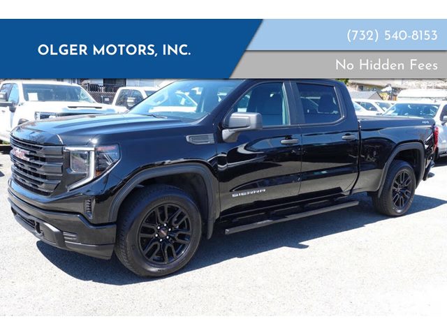 Onyx Black 2024 GMC Sierra 1500 Pro Crew Cab 4WD Pickup Truck Four-Wheel Drive 8-Speed Automatic
