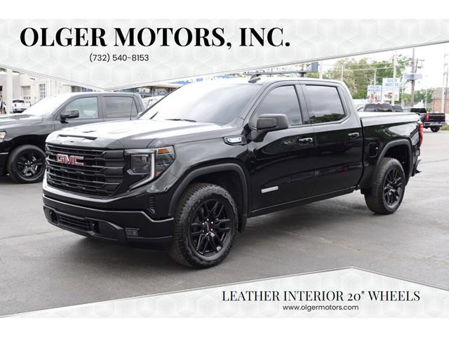 Onyx Black 2025 GMC Sierra 1500 Elevation Standard Crew Cab 4WD Pickup Truck Four-Wheel Drive 8-Speed Automatic