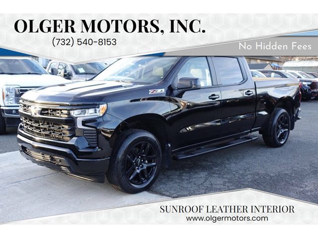Black 2024 Chevrolet Silverado 1500 RST Crew Cab 4WD Pickup Truck Four-Wheel Drive Automatic
