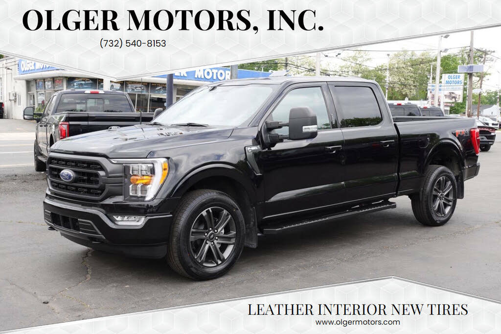 Agate Black 2022 Ford F-150 XLT SuperCrew 4WD Pickup Truck Four-Wheel Drive Automatic